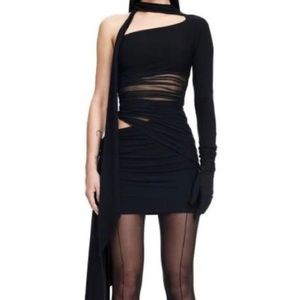 Mugler x HM dress
